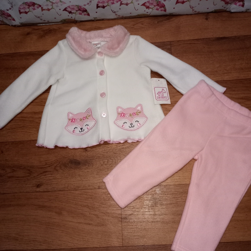 NWT "Swiggles" 2 pc polyester  matching outfit